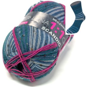 Lana grossa Scandic  100 g 4 trd ca 420 m. farve 702