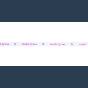 bnd 2m 12 mm made by me beige /pink