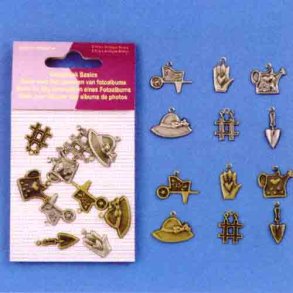 scrapbook tilbeh�r motiver 12 stk  havetilbeh�r