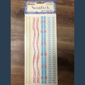 Stickers scrapbook 14 x 30,5cm border baby