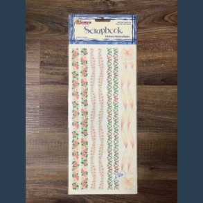 Stickers scrapbook 14 x 30,5cm border bryllup