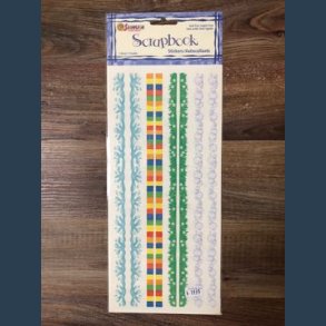 Stickers scrapbook 14 x 30,5cm border vandleg