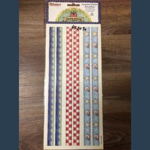 Stickers scrapbook 14 x 30,5cm strandleg border