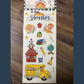 Stickers scrapbook 14 x 30,5cm school