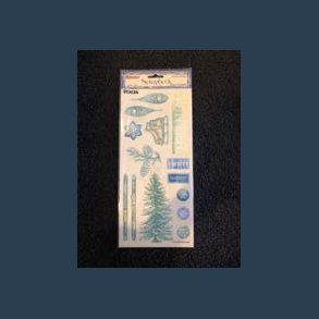 Stickers scrapbook 14 x 30,5cm vinterleg