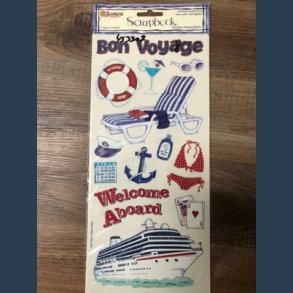 Stickers scrapbook 14 x 30,5cm  m glimmer cruise