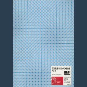 Dobbeltsidet tape A4 ark med tern