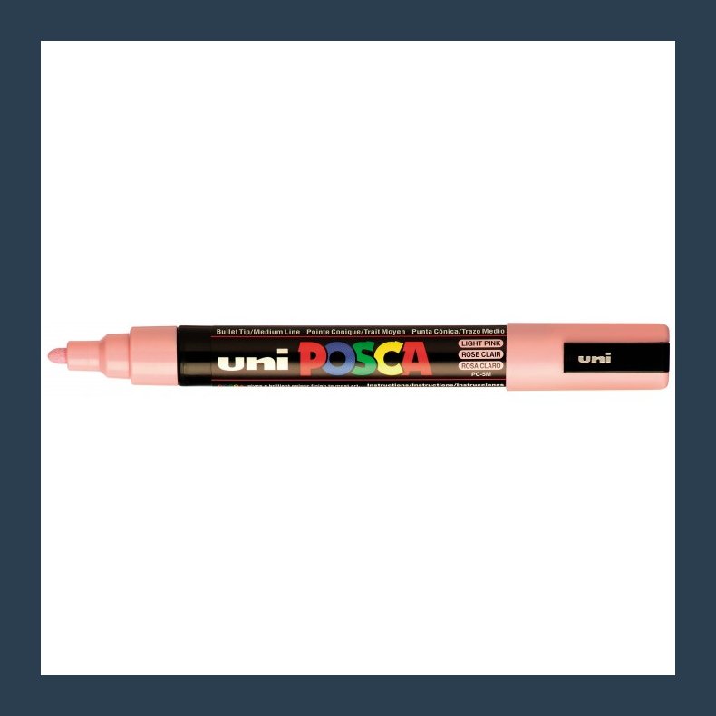 Posca tusch PC-5m brush light pink