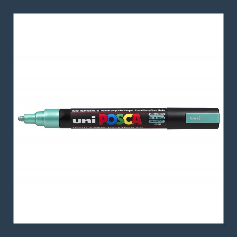 Posca tusch PC-5m metallic green