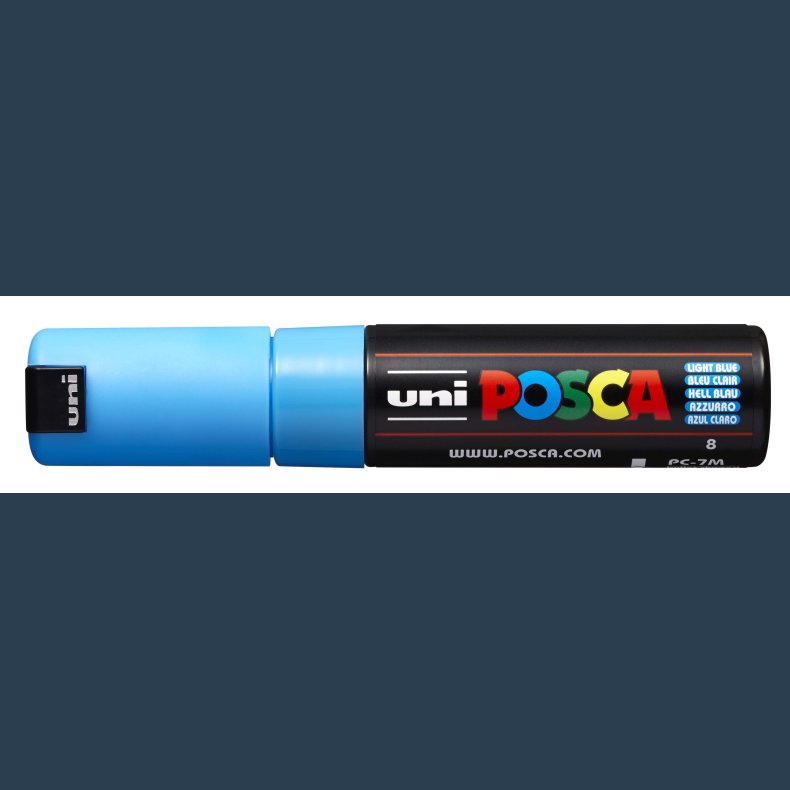 Posca tusch PC-7M lys bl� no. 8
