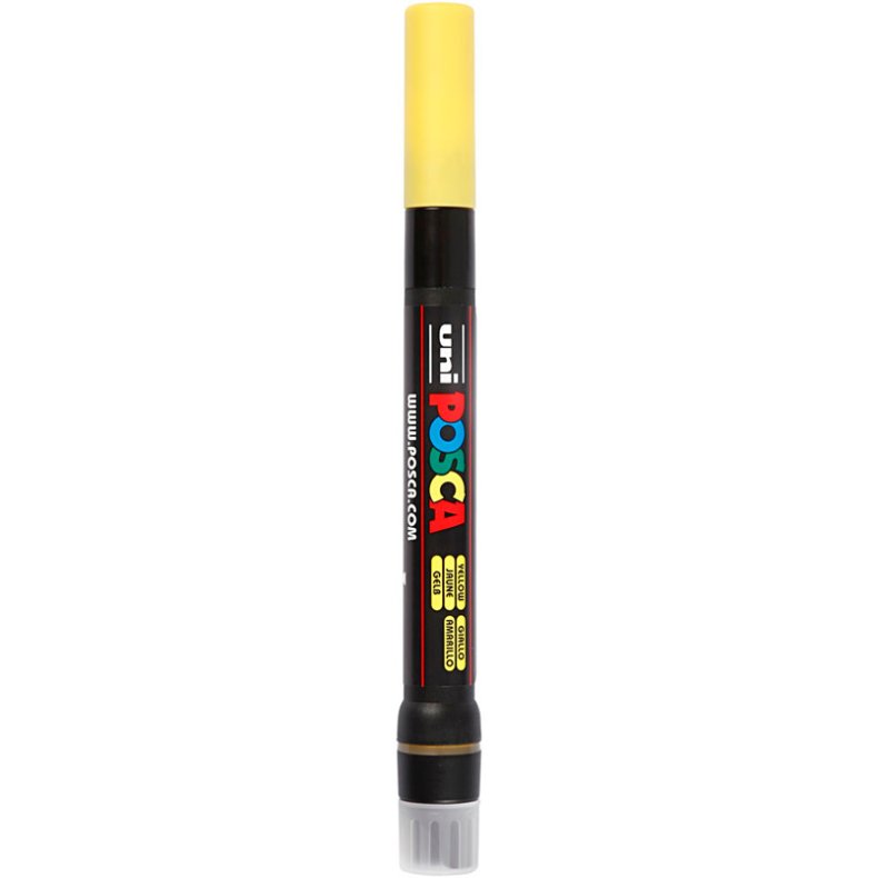 Posca tusch PCF-350 BRUSH 1-10 mm gul