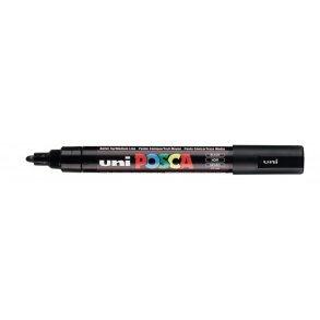 Posca tusch PC-5m brush black nr. 24