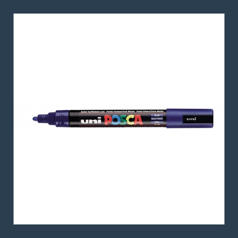 Posca tusch PC-5m brush  blue nr. 33