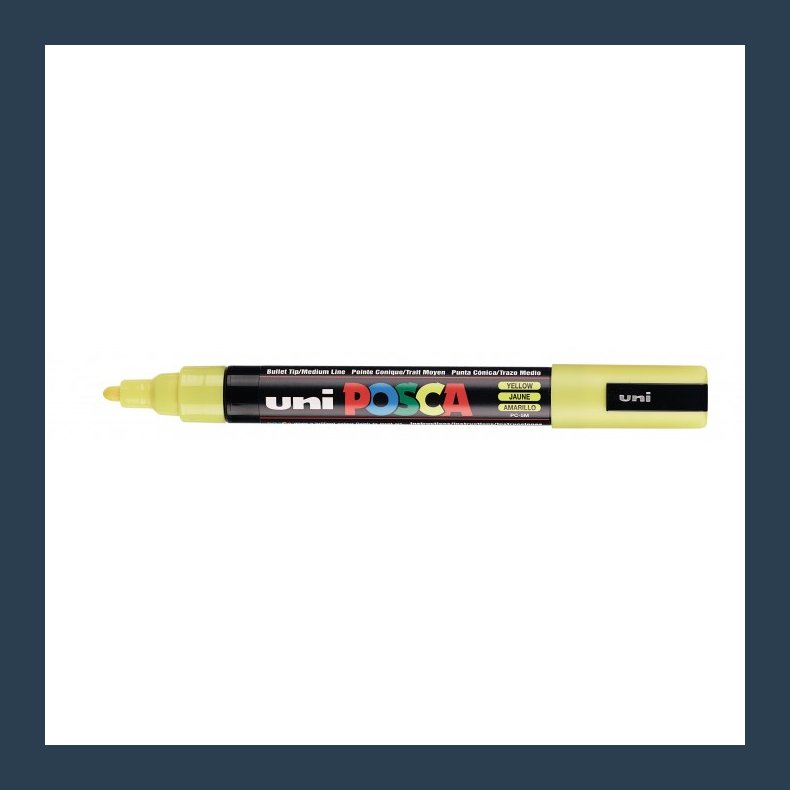 Posca tusch PC-5m brush  yellow nr. 2