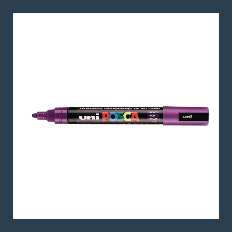 Posca tusch PC-5m brush  violet nr.