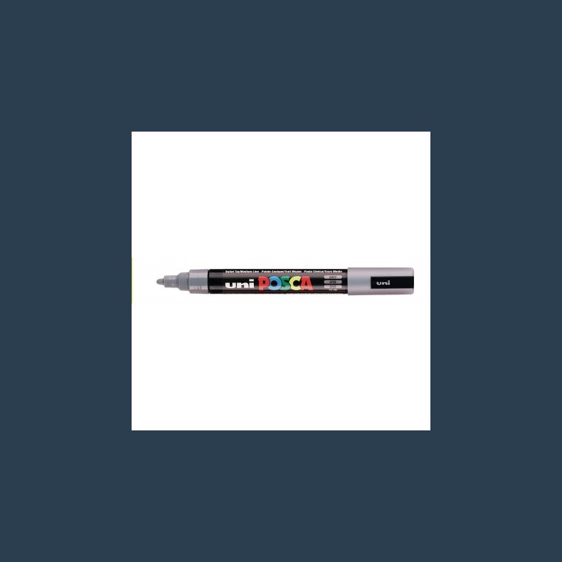 Posca tusch PC-5mbrush  grey
