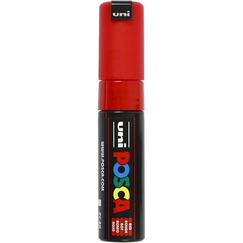 Posca tusch PC-8m 8,0 mm red