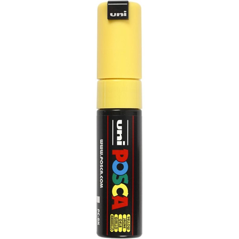 Posca tusch PC-8m 8,0 mm yellow