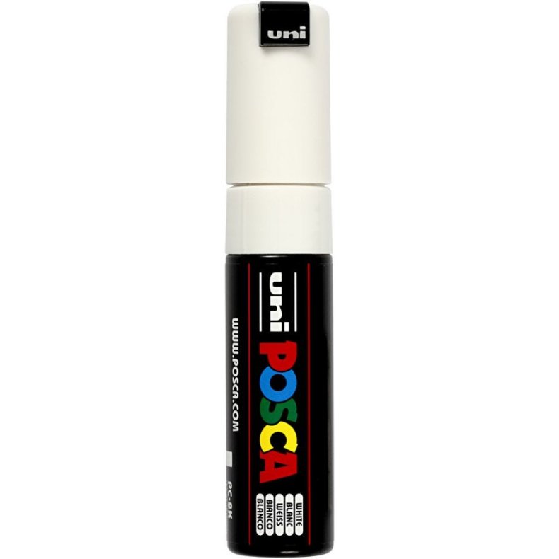 Posca tusch PC-8m 8,0 mm white