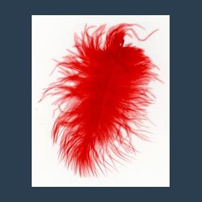 fjer r�d Marabou 5 g