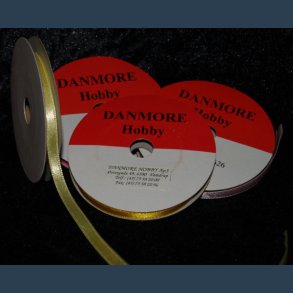 b�nd satin 3mm 10m lysgul