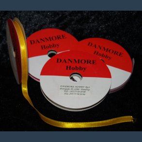 satin b�nd 3mm 10m solgul