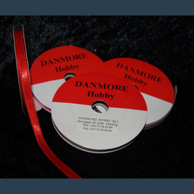 Satinb�nd juler�d 10 m X 3 mm