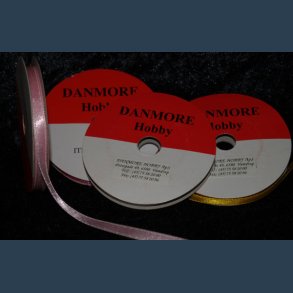 SATINB�ND 3mm 10m rosa