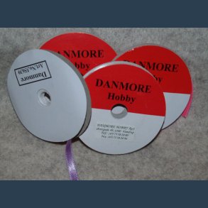 satinb�nd 3mm 10m lys. lilla