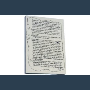 gummi stempel 14 X 10 cm.