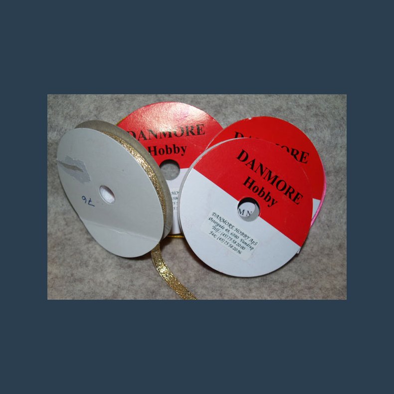 Lamebnd 10 mm  X 10 m guld