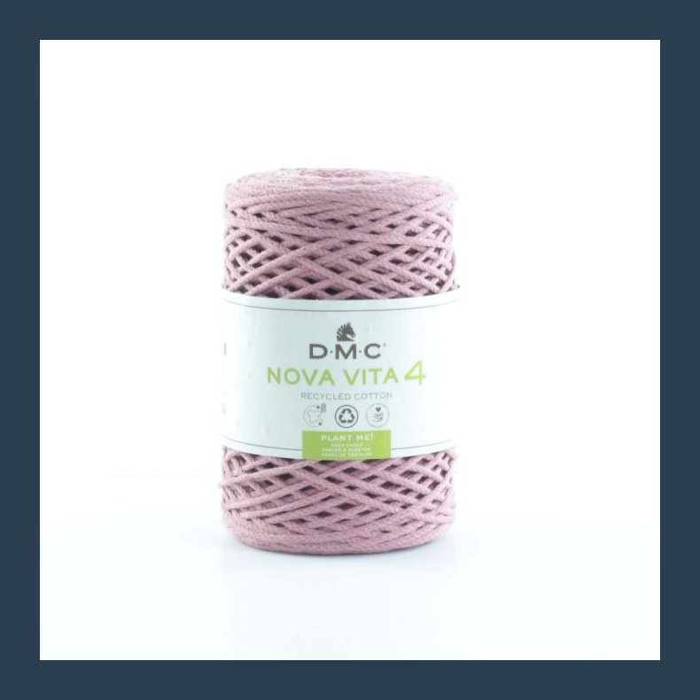 DMC NOVA VITA 4 nr 04 rosa B�NDGARN