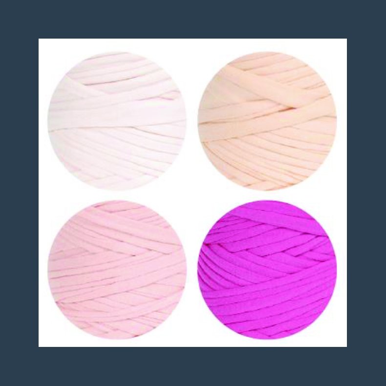 DMC ECO VITA  T -Shirts garn farvenuance 3 rosa