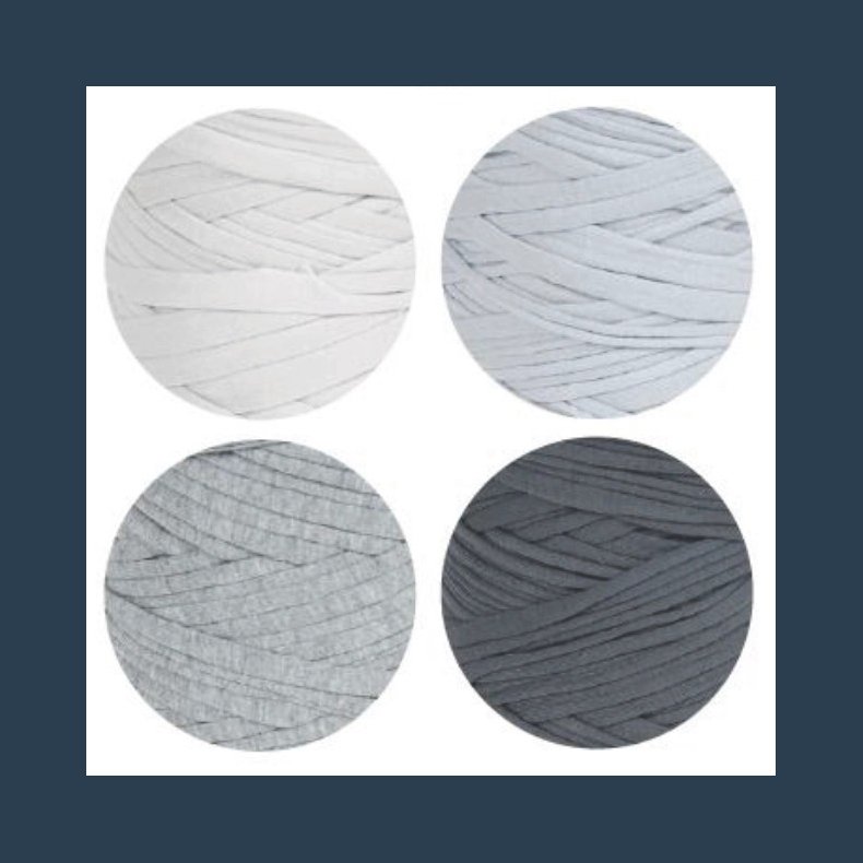 DMC ECO VITA  T -Shirts garn farvenuance sorte toner