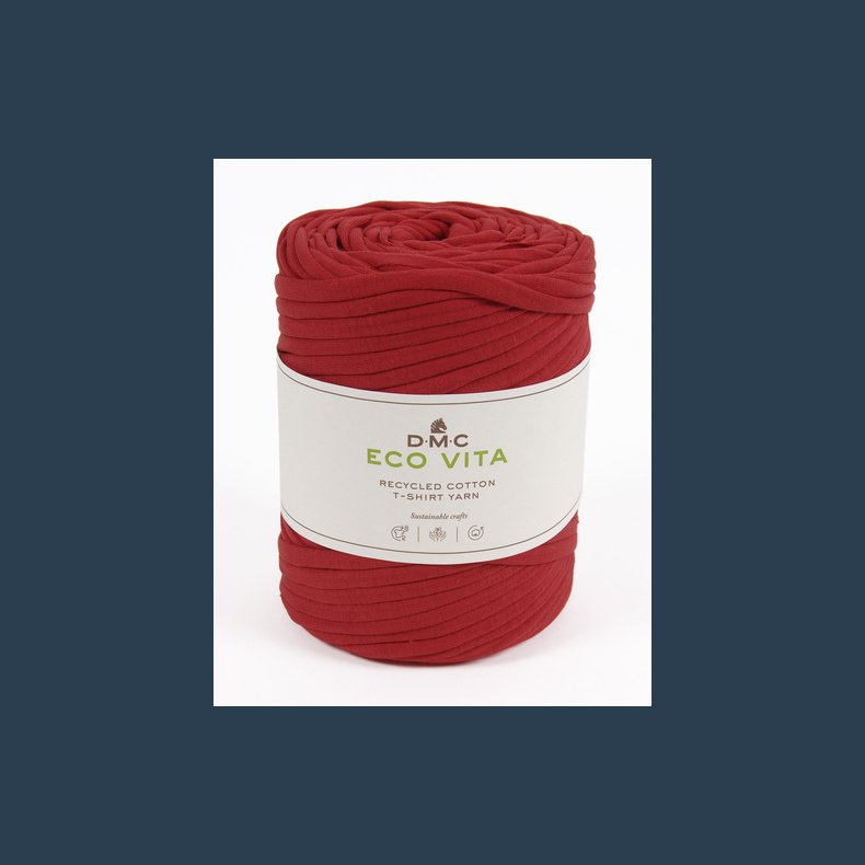 DMC ECO VITA  T -Shirts garn farvenuance 6 bordeaux