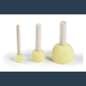 skumdupper 3 stk. ass.