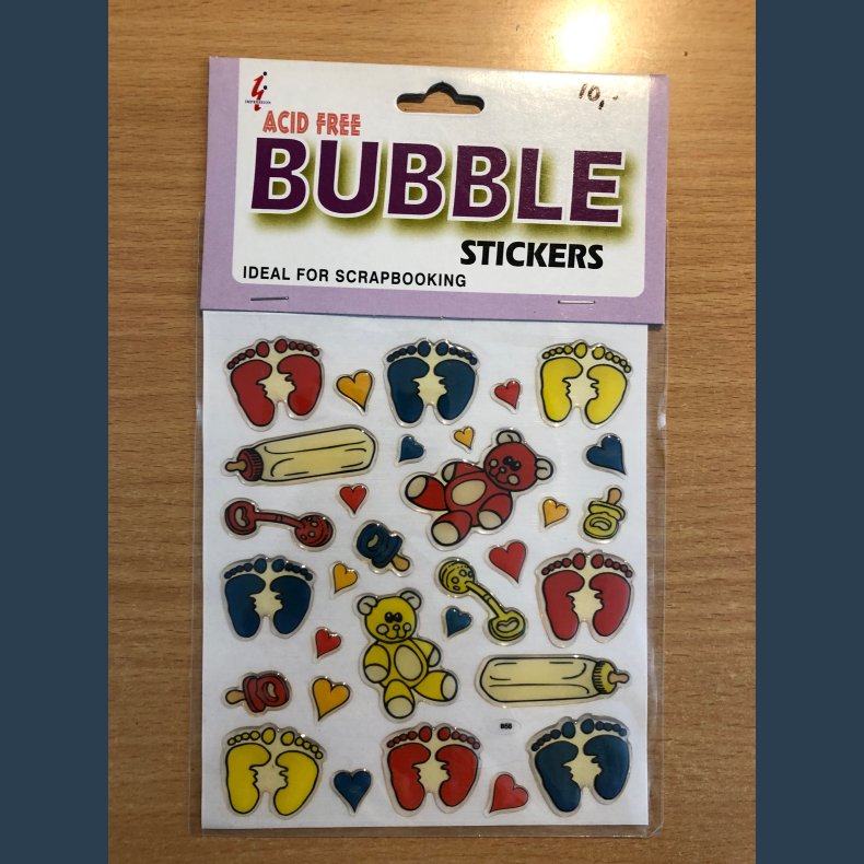 stickers ass baby bubble