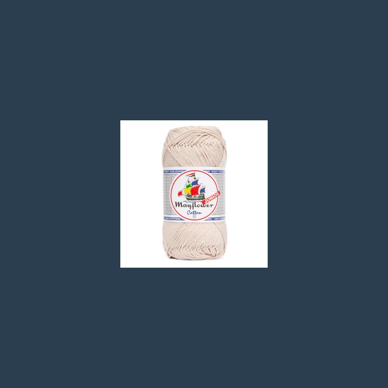 Mayflower Cotton  8/4  50 gr. lys beige nr 102
