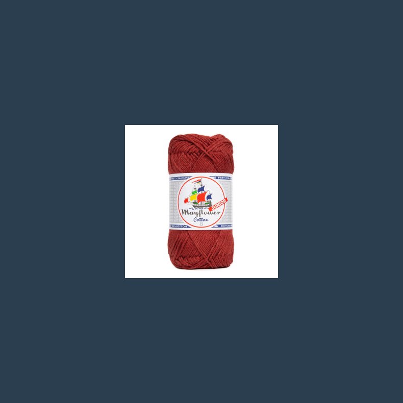 Mayflower Cotton  8/4  50 gr. rustr�d nr 103