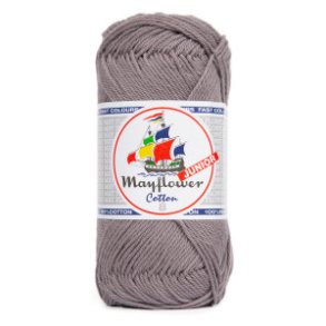Mayflower Cotton  8/4  50 gr. m�rk gr� beige nr 105