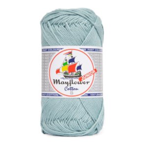 Mayflower Cotton  8/4  50 gr. st�vet lys mint nr 107