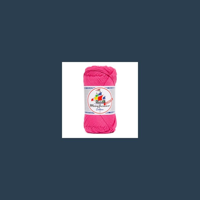 Mayflower Cotton  8/4  50 gr. st�vet rosa nr 116