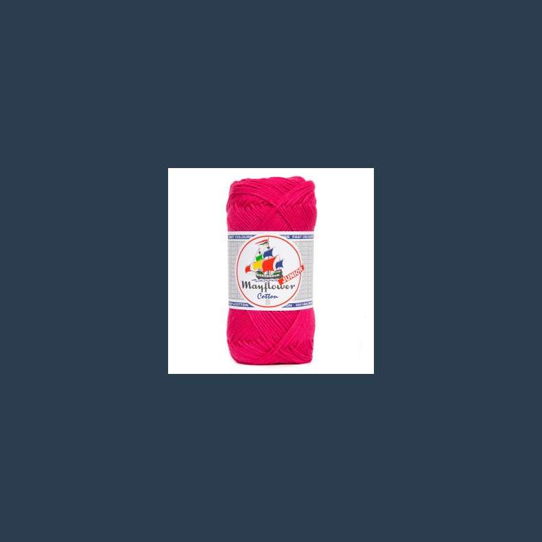 Mayflower Cotton  8/4  50 gr.m�rk-cerise nr 117