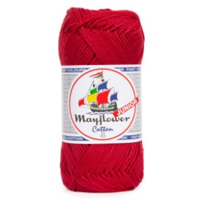Mayflower Cotton  8/4  50 gr. m�rk juler�d nr 118