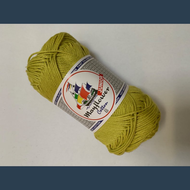 Mayflower Cotton  8/4  50 gr. lys gr�n nr 125