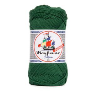 Mayflower Cotton  8/4  50 gr. flaskegr�n nr 128