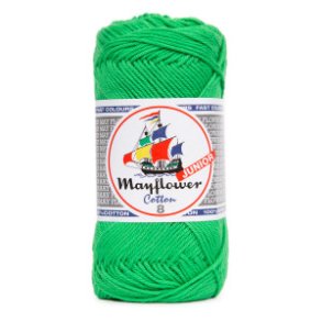 Mayflower Cotton  8/4  50 gr.frisk gr�n nr 129