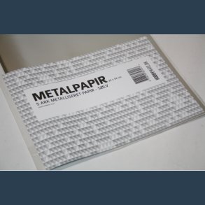 glanspapir slv metal 24 x 34cm 5 ark