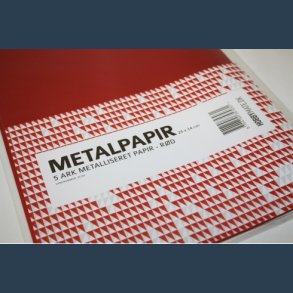 glanspapir metal rd 5 ark 24 x 34 cm