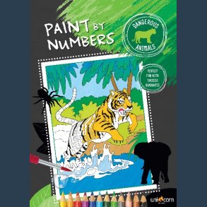 Paint by numbers Dangerous animal